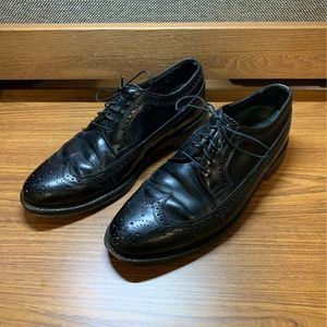 Florsheim Mens Brogues Black Wingtip Shoes